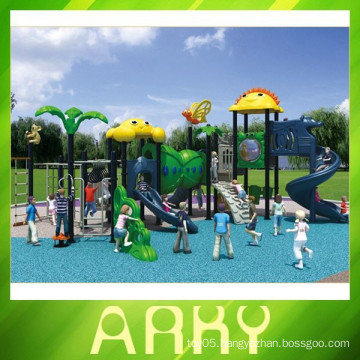 2015 hot children like colorful outdoor animal playground equipment